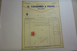 MILANO  -- VIA   MONFORTE  --  TIPOGRAFIA   G. COLOMBO  & FIGLIO - Italien