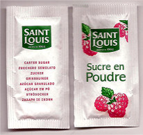 Sachet De Sucre " SAINT LOUIS " Sucre En Poudre (scan Recto-verso) [S044]_D363 - Zucchero (bustine)