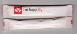 Stick De Sucre " ILLY Live Happ Illy " (scann Recto-verso) [S307]_D445 - Suiker