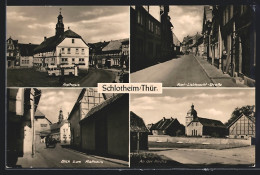 AK Schlotheim / Thür., Karl-Liebknecht-Strasse, Rathaus, An Der Kirche  - Autres & Non Classés