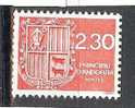 Blason D'Andorre  N° 387 - Timbre Neuf ** - Principauté D'Andorre - Unused Stamps