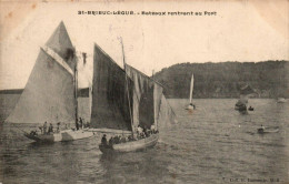 N°2843 W -cpa St Brieuc Légué -bateaux Rentrant Au Port- - Saint-Brieuc