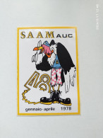 A.M.I. - AERONAUTICA MILITARE ITALIANA - STICKER ADESIVO 48° CORSO AUC -1978-SAAM - Scudetti In Tela