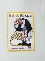 A.M.I. - AERONAUTICA MILITARE ITALIANA - STICKER ADESIVO 48° CORSO AUC -1978-SAAM - Ecussons Tissu