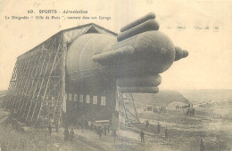 LE DIRIGEABLE VILLE DE PARIS  SPORTS AEROSTATION  REPRODUCTION  - Zeppeline
