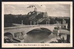 AK Halle A. S., Burg Giebichenstein Mit Neuer Brücke  - Autres & Non Classés