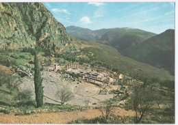 Delphi - The Theatre And The Temple Of Apollo - Grèce