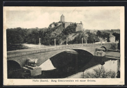 AK Halle (Saale), Burg Giebichenstein Mit Neuer Brücke  - Autres & Non Classés