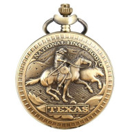 Montre Gousset NEUVE - Far West Cow Boy Texas National Rodeo - Montres Gousset