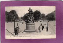 75 PARIS Le Monument De Francis Garnier Et Le Boulevard Saint Michel    LL - Other Monuments