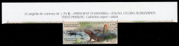 ANDORRA Correos (2024) EUROPA Fauna I Flora Submarines, Tritó Pirinenc, Calotriton Asper, Brook Salamander, Tritón - Unused Stamps