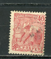 GUYANE (RF) - LAVEUR D'OR  - N°Yt 59 Obli. - Used Stamps