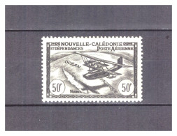 NOUVELLE  CALEDONIE .  PA  N °  45 .   50 F   NOIR   .  NEUF  * . SUPERBE . - Unused Stamps
