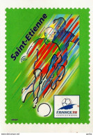 *CPM Entier Postale - Coupe Du Monde Football France 1998 - Les Stades : Saint Etienne Type 2 - Soccer