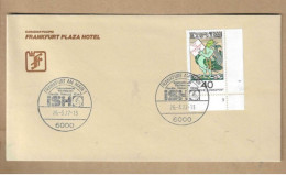 Los Vom 18.05 -  Sammlerumschlag Aus Frankfurt 1977 Mit Plattennr. - Cartas & Documentos