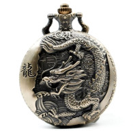 Montre Gousset NEUVE - Dragon Chinois (Réf 2) - Relojes De Bolsillo