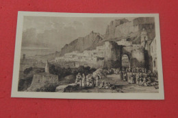 Reggio Calabria Stilo Disegno E. Lear N. 3 Cartolina Per Associazione Interessi Del Mezzogiorno NV - Reggio Calabria