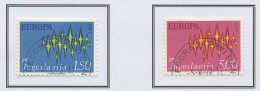 Yougoslavie - Jugoslawien - Yugoslavia 1972 Y&T N°1343 à 1344 - Michel N°1457 à 1458 (o) - EUROPA - Used Stamps