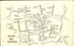 11231584 Oxford Oxfordshire Strassenkarte  - Other & Unclassified