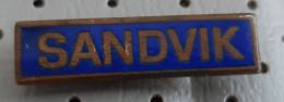 SANDVIK Machinery Tractors, Tool's Vintage Pin - Markennamen