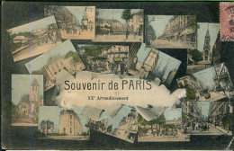 X127564 PARIS 20° XX° SOUVENIR DE PARIS XX° ARRONDISSEMENT - Paris (20)
