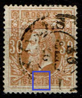 33  Obl  G Presque Disparu Et I Prolongé - 1869-1883 Léopold II