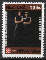 Deutsch Amerikanische Freundschaft - Briefmarken Set Aus Kroatien, 16 Marken, 1993. Unabhängiger Staat Kroatien, NDH. - Croatia