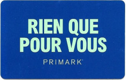 @+ Carte Cadeau - Gift Card : Primark Bleue (France) - SVG2310119 - Tarjetas De Regalo