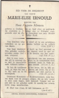 Gedinne, Poperinge, 1945,Marie Ernould, Alleman - Images Religieuses