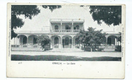 Postcard Egypt Ismailia Railway Station Unused - Ismailia