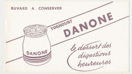 Buvard 21 X 12 Yoghourt DANONE - Milchprodukte