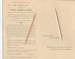 Zevergem, Marie Dick, De Schinkel - Devotion Images