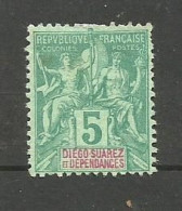 DIEGO-SUAREZ N°28 Cote 6.50€ - Used Stamps