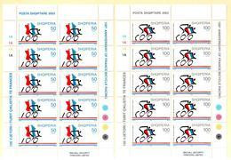 Albania Stamps 2003. 100 ANNIVERSARY OF FRANCE BICYCLE RACING TOUR. Sheet MNH - Albanie