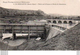 2V11Bv   04 La Brillanne Villeneuve Energie électrique Bache Sur Le Lauzon Et Bassin De Décantation - Autres & Non Classés