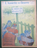 1906 Revue Ancienne " L'ASSIETTE AU BEURRE " N° 286 - GRANDJOUAN - LE REPOS DU DIMANCHE .... - 1900 - 1949