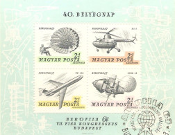 Hungary 1967 Mi 2351-4 BL 59 - Used Stamps