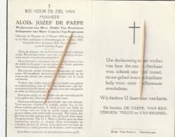 Huysse, Huise, Destelbergen, Alois De Paepe, Van Rentergem, - Devotion Images