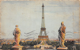 75-PARIS LA TOUR EIFFEL-N°5163-E/0155 - Sacré Coeur