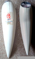 Torche Des XVI° Jeux Olympiques D'Hiver D'ALBERTVILLE 1992 - Uniformes Recordatorios & Misc