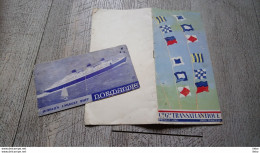 Paquebot Ile De France Jules Chabot Commandant Liste Des Passagers 1938 French Line Cie Gle Transatlantique Marine 1938 - Barco