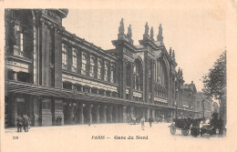 75-PARIS GARE DU NORD-N°5165-D/0085 - Parques, Jardines