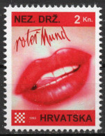 Roter Mund - Briefmarken Set Aus Kroatien, 16 Marken, 1993. Unabhängiger Staat Kroatien, NDH. - Kroatien