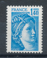 1975** Sabine 1,40f Bleu - Neufs