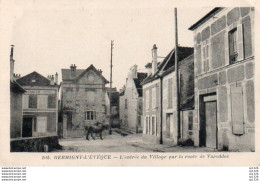 3V3Ve   77 Germigny L'Evéque Entrée Du Village Par La Route De Vareddes - Autres & Non Classés