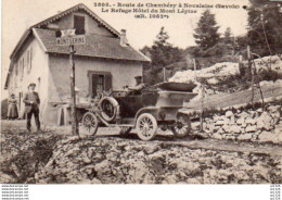 2V5Pu   73 Route De Chambéry à Novalaise Refuge Hotel Du Mt Lépine Automobile Tacot à Identifier - Autres & Non Classés