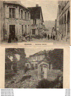 2V5Pu    02 Craonne Ancienne Mairie Et La Cure Lot De 2 Cpa - Craonne