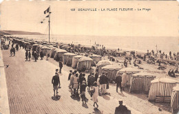 14-DEAUVILLE PLAGE FLEURIE-N°5166-C/0129 - Deauville