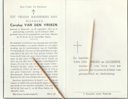 Baasrode, Carolus Van Der Vreken, - Images Religieuses