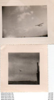 2V6Mn   Algerie à Situer Lot N°5 De 2 Photos D'un Avion Monoplan En 1956 - Autres & Non Classés